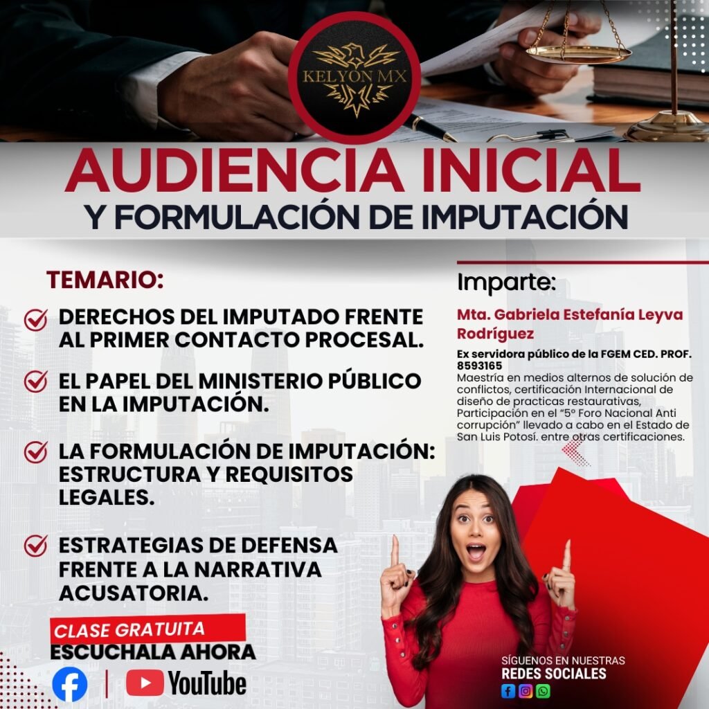 Audiencia Inicial Y Formulación De Imputación.