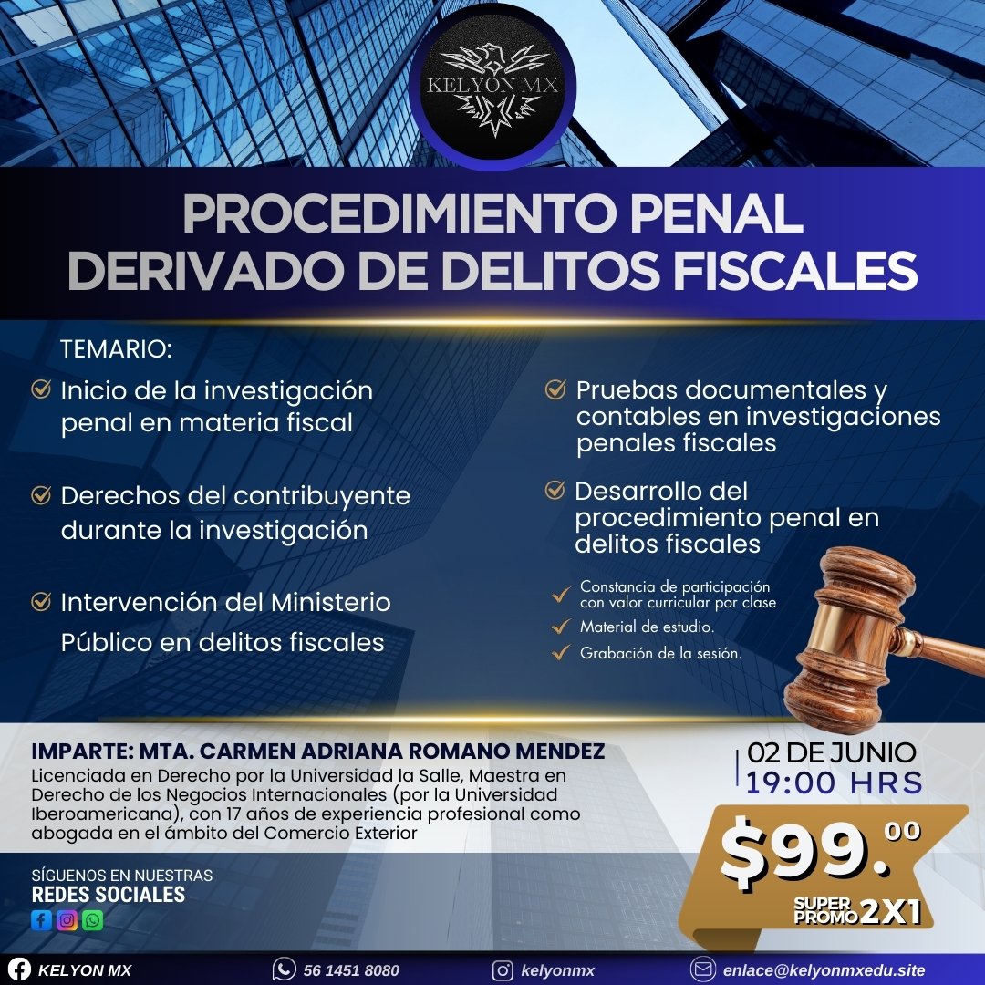Clase: Procedimiento Penal Fiscal