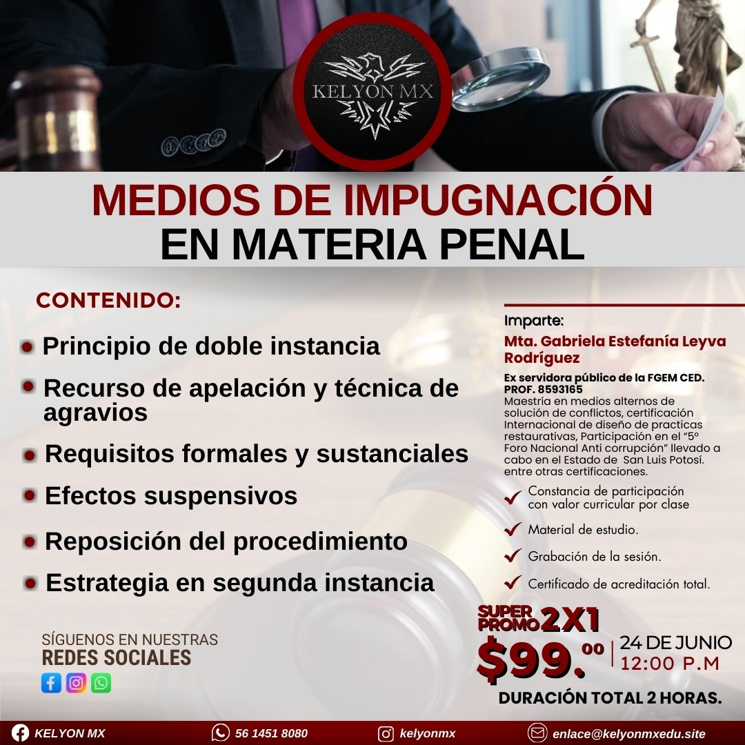 Clase: Medios de Impugnación