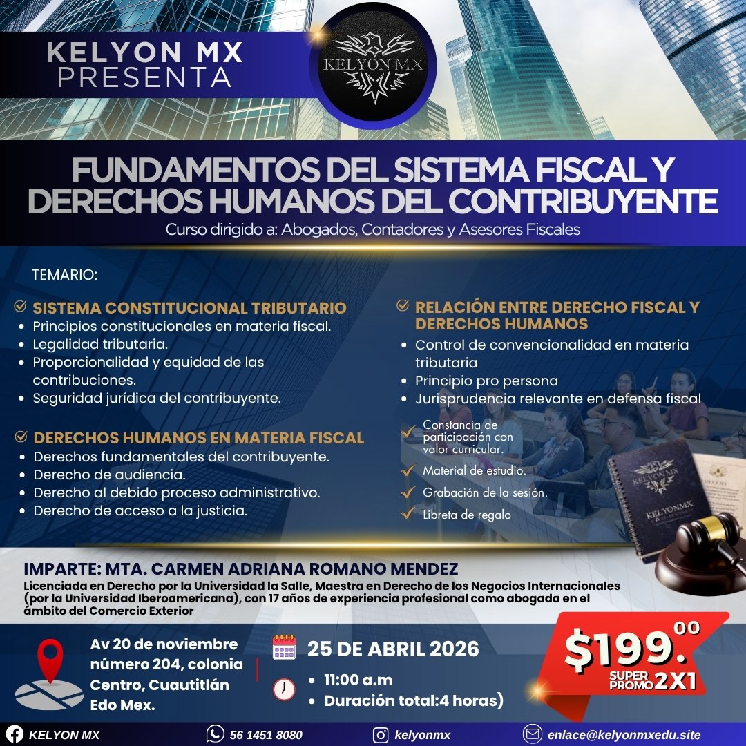 Fundamentos del Sistema Fiscal y Derecho Humano Contribuyente