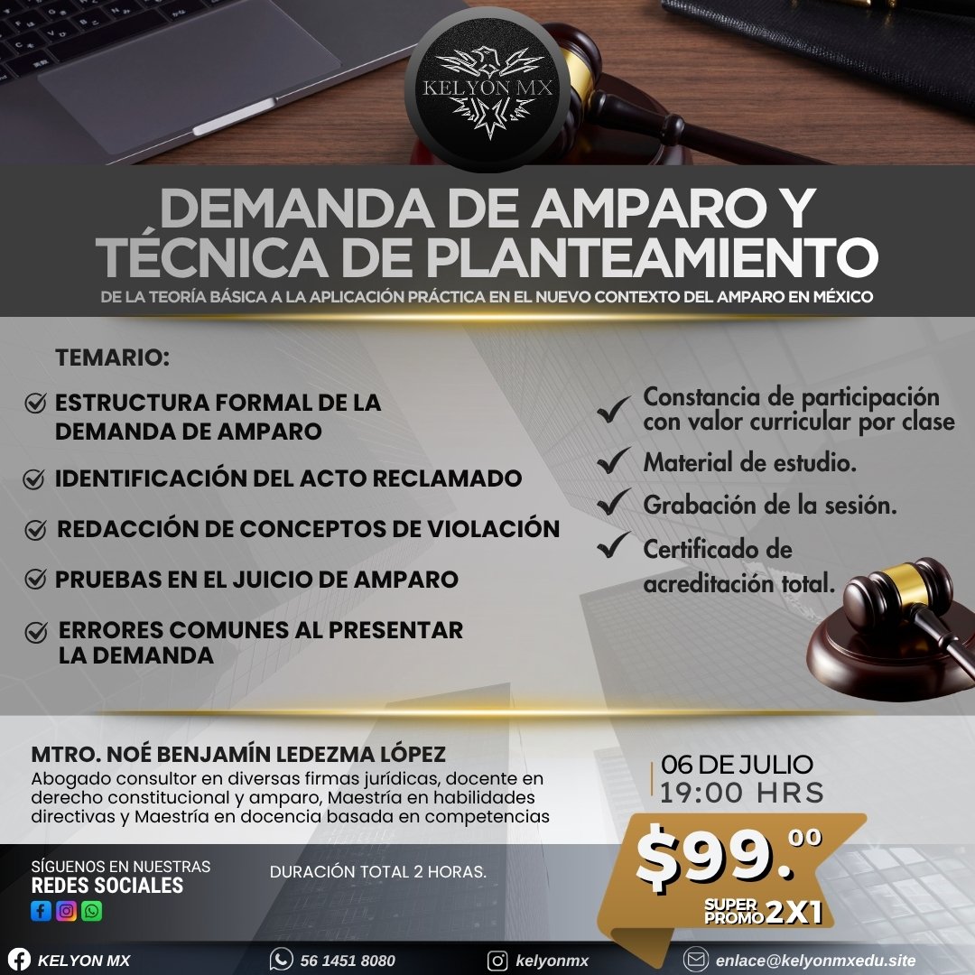 DEMANDA DE AMPARO Y TÉCNICA DE PLANTEAMIENTO