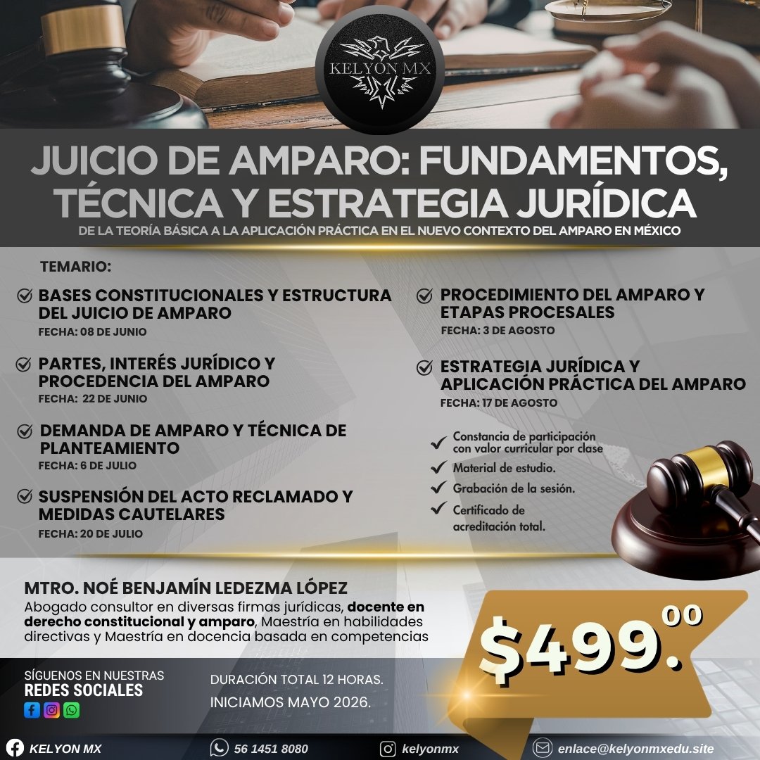 JUICIO DE AMPARO: FUNDAMENTOS, TECNICA Y ESTRATEGIA JURÍDICA