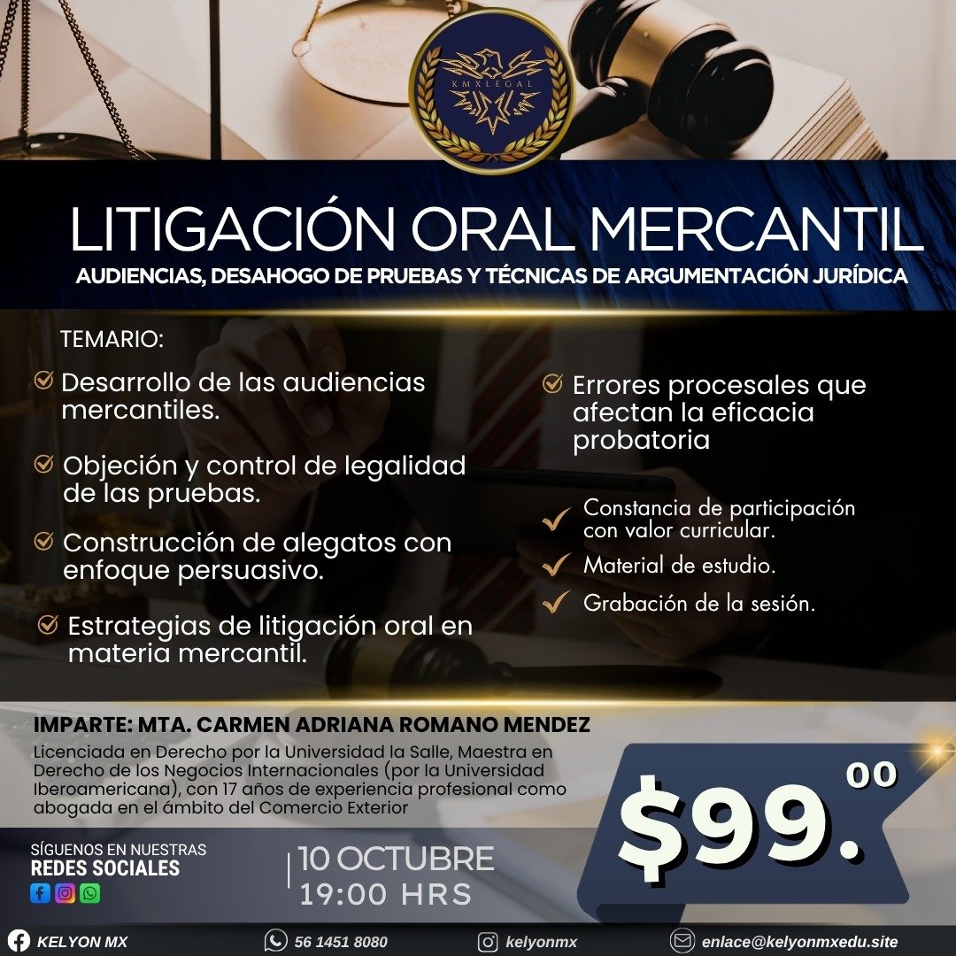Clase: Contratos Mercantiles y Contención