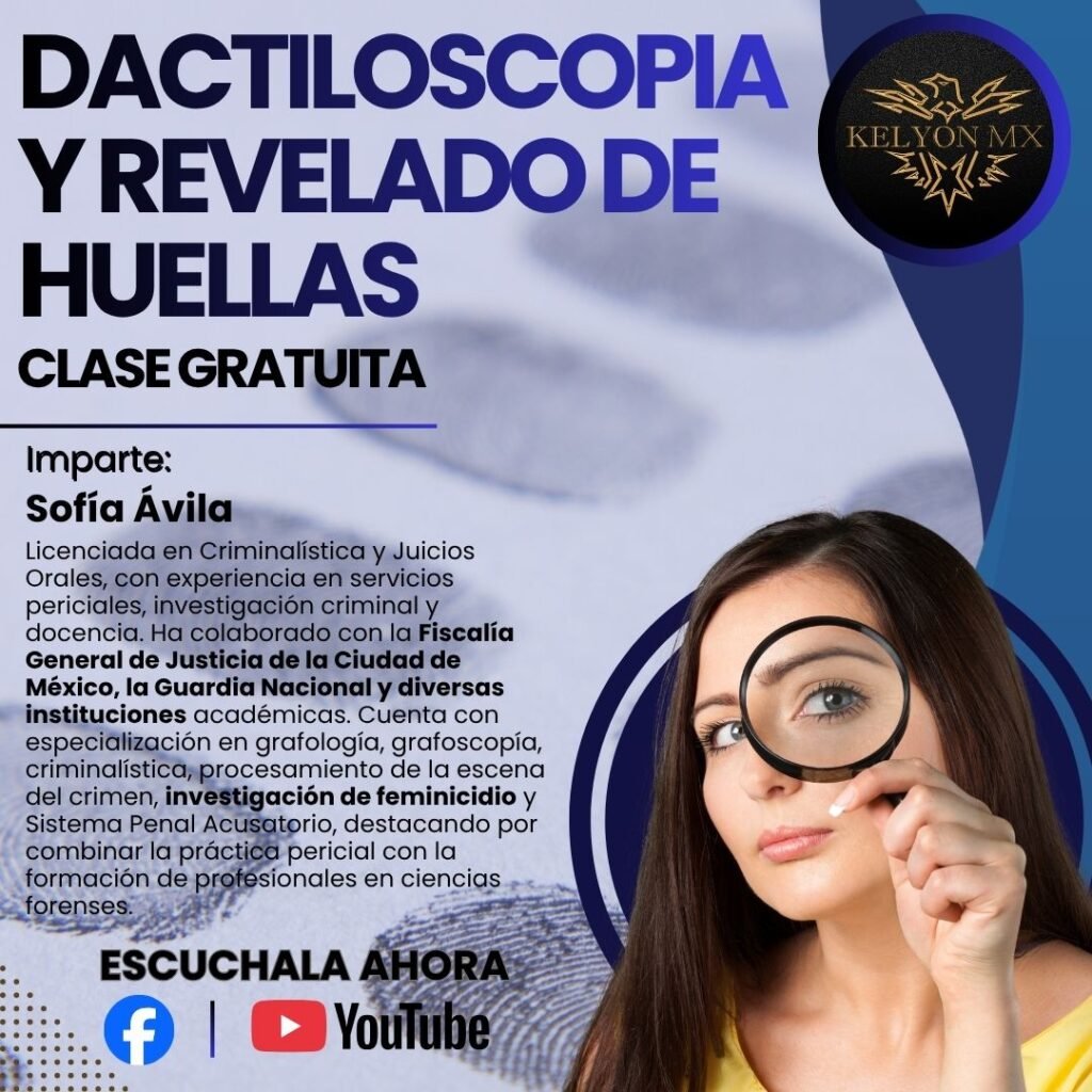 Dactiloscopia y revelado de huellas.