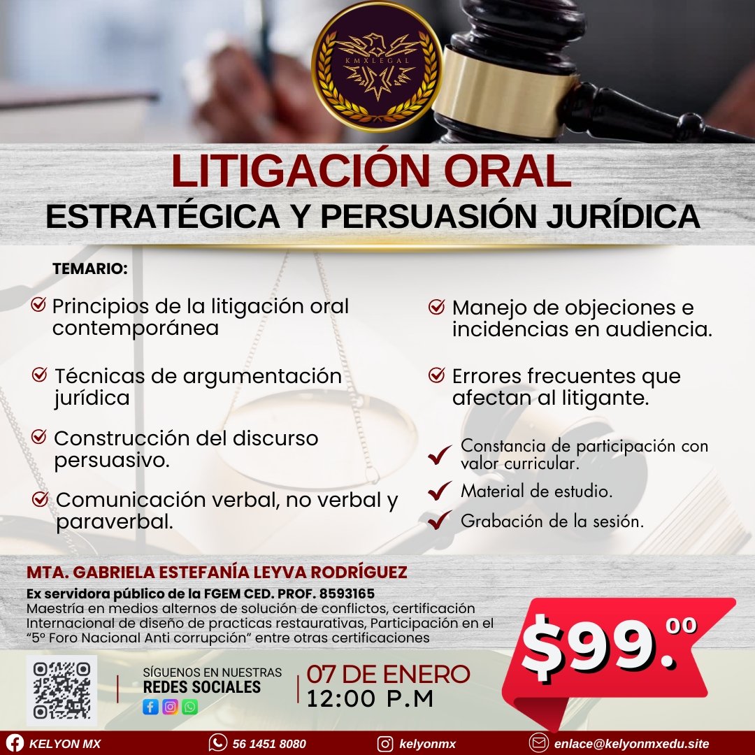 Clase: Litigación Oral Penal