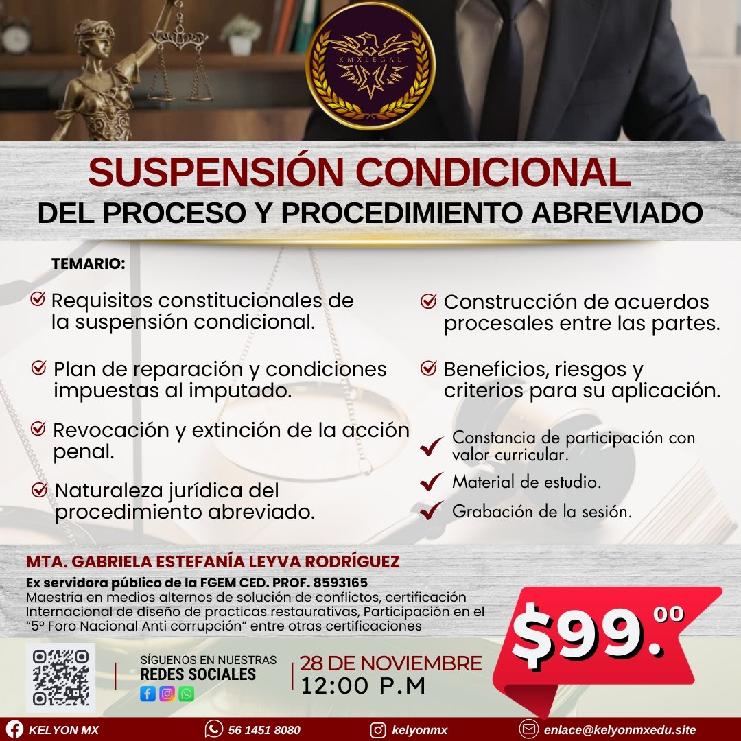Clase: Suspensión Condicional del Proceso